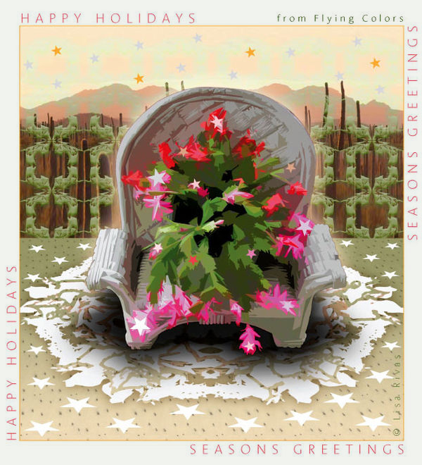 Xmas-Cactus © Lisa Rivas