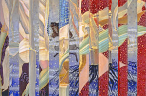 "Out of the Blue" (detail) by © Lisa Rivas