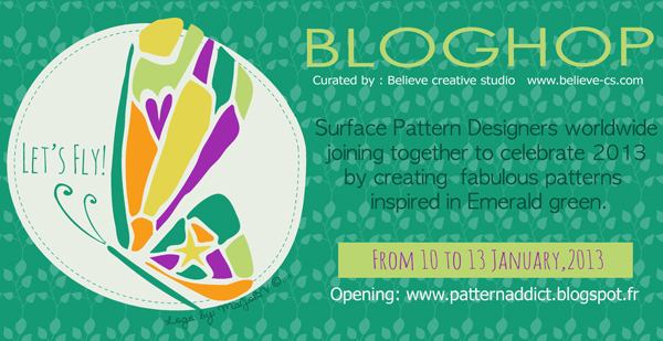 Let's Fly a Surface Design BlogHop