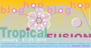 Tropical Fusion Banner by Lisa Rivas