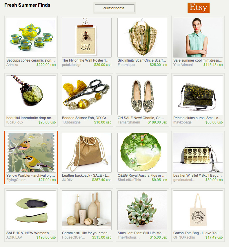 Fresh Summer Finds treasury by riorita